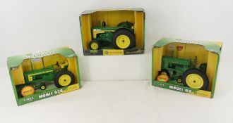 3 Ertl John Deere Tractors, Model 60, 520 & More