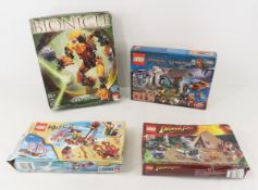 4 LEGO Sets in Boxes- 3 Sealed- all squished boxes