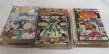 85 DC old super hero comic books from 1960-1982
