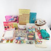 Craft Supplies- Cross Stitch, Knitting, Beads