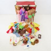 Donny & Marie, 2 Ken, 1 Barbie Doll & Accessories