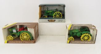 3 Ertl, John Deere Tractors in Box,