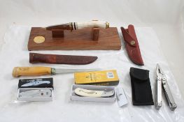 Browning Knife NIB, Martini Fillet Knife, & More