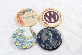 4 Advertising Pocket Mirrors N.Y. Ontario Railway