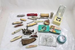 Pocket Knives, Telegraph, Patch Tin, Corn Husker