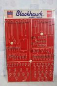 Blackhawk Hand Tools Store Display Sign NOS