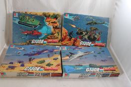 4 Milton Bradley 1985 G I Joe Mural Puzzle Battles