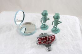 Mr Peanut Shakers, Coke Opener, Purse Mirror