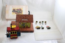 Fontaine Fox Toonerville Trolly & Depot w/Access.