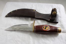 MDHA Handmade F/B Knife & Leather Sheath