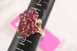 14 Kt Gold Ring 7.4 Grams Size 8 1/4