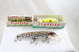 2 Flatfish & 1 Buchertail Fishing Lures