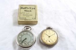 Bull's Eye & Westclox Pocket Ben Pocket Watches