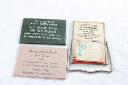 3 Advertising Pocket & Desk Mirrors