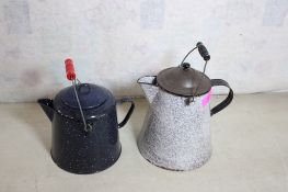 2 Enamelware Campfire Coffee Pots 10