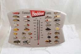 Heddon Fishing Lures Thermometer Sign
