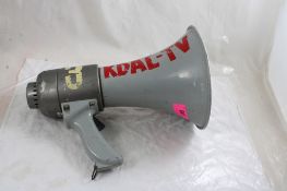 Vintage KDAL TV Bullhorn Megaphone