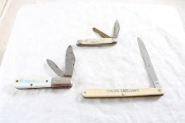 3 Advertising Knives