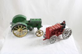 2 Cast Iron Tractors