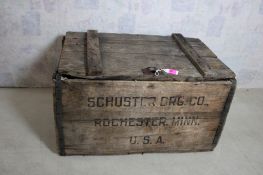 Schuster Brewing Co. Beer Crate Rochester Minn.