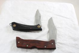 2 Folding Lock blade Knives Imperial & Super Swede