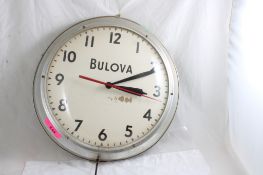 Bulova Electric Wall Clock - Working