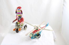 2 Tin Wind-Up Collector Toys Both Work
