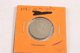 1883 No Cent U S Liberty Head V Nickle Coin
