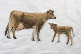 DeLaval Cream Separator Jersey Tin Cow & Calf