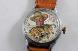 Gene Autry w/Six Shooter Mechanical Watch