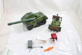Hasbro 1984 Cannon, 1985 Missile Launcher & Bomb