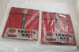 2 New old Stock Texaco Travel Bags