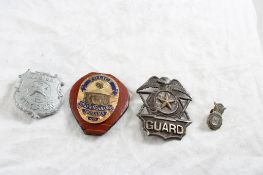 4 Badges Police, Guard, Air Police, Junior Fire