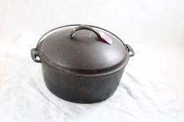 Cast Iron Dutch Oven #64 Lid #8