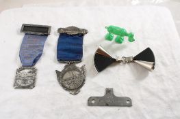 1908 Delegate Ribbon, 1938 Secretaries & More Pins