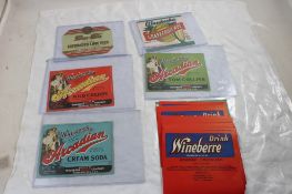 45 Soda 1920's Bottle Labels