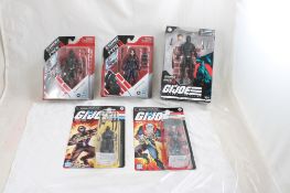 5 Hasbro G I Joe Figures New in Packages