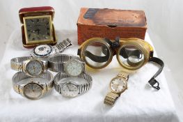 Willson Goggles, Wristwatches, Seth Thomas Clock