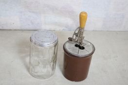 Coffee Hoosier Canister, 1923 Beater Jar