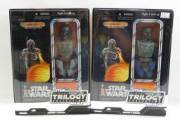 2 Boba Fett Star Wars Trilogy Action Figures 12