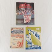 Ed Lopat Signed 1944 Program & White Sox Items