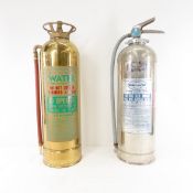 2 Vintage Fire Extinguishers