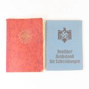 WWII German Workers Party Stamp Book & Passport