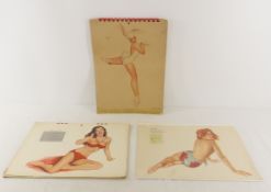 1947 & 1949 Pinup Girl Calendars- Petty