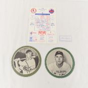 1950 Hodges & Musial Pinups & Appling Signature