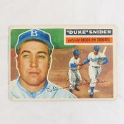 1956 Duke Snider Topps 150- very good