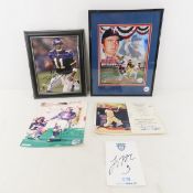 Minnesota Vikings, Twins, Lynx Signatures No COA