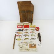 Vintage Fishing Lures, Boxes & More
