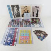 2 Signed Basketball Photos, Program & Game Tickets