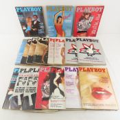 18 Vintage Playboy Magazines, 1979